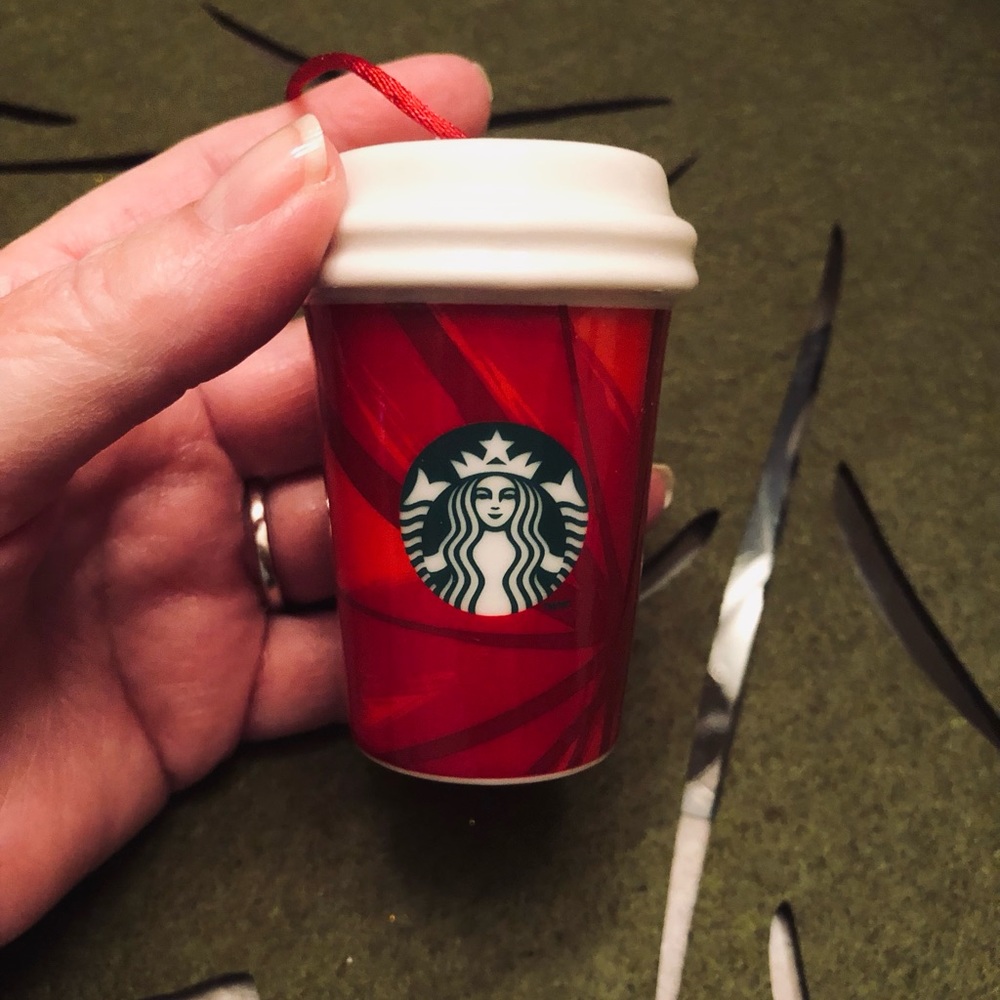 Starbucks Porcelain Holiday Ornament circa 2014